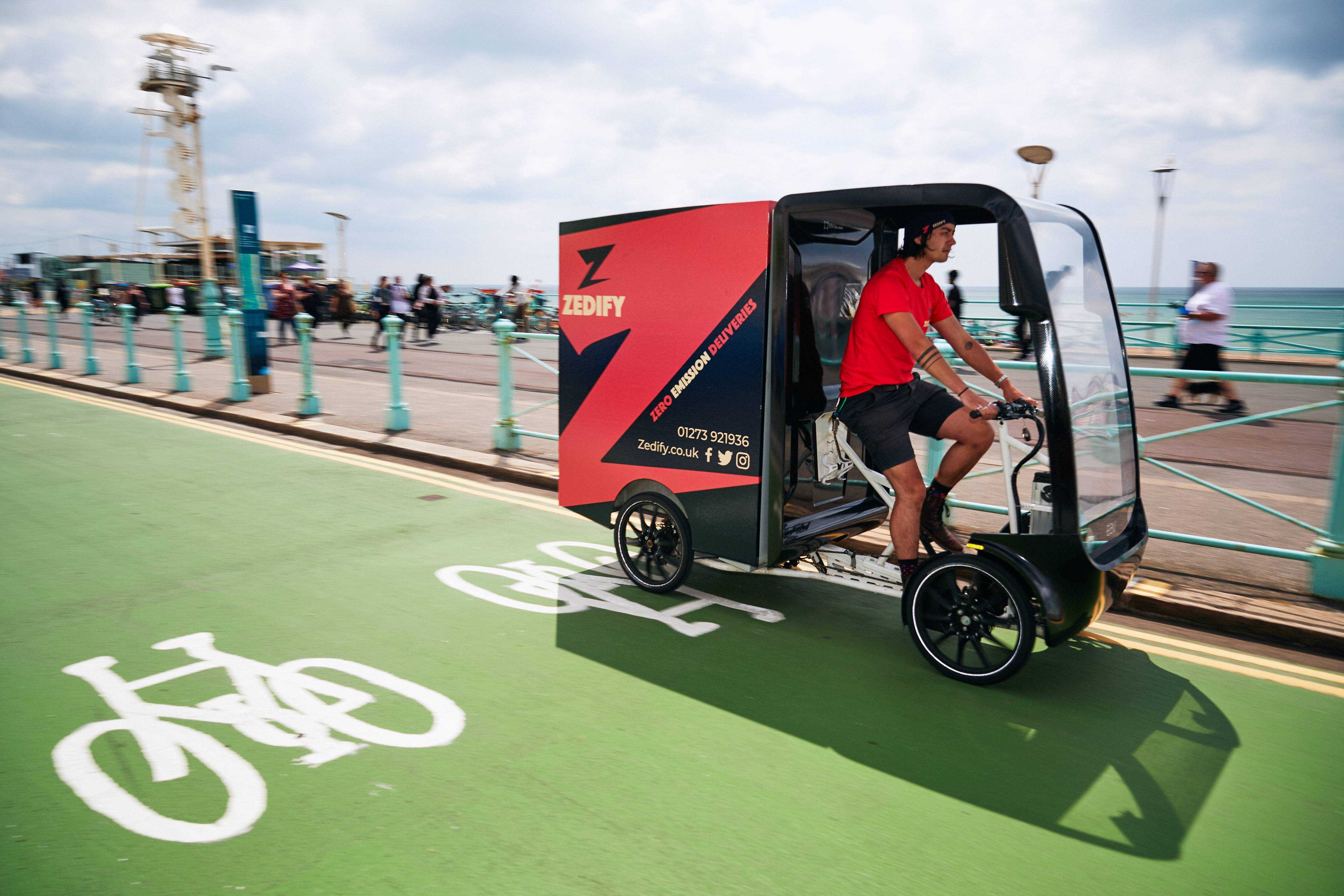 Brighton Pier cycling infrastructure 1